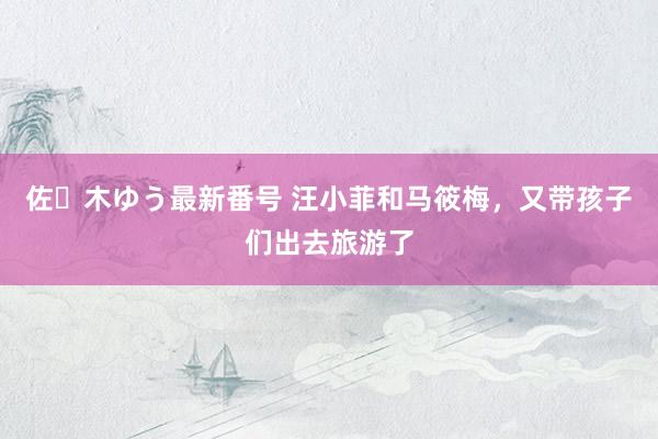 佐々木ゆう最新番号 汪小菲和马筱梅，又带孩子们出去旅游了